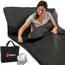 LifePro RejuvaWrap Infrared Sauna Blanket for Detox & Relaxation – 5 Colors & 3 Models – Portable Far Infrared at Home Sauna for Muscle Relief, Circulation & Recovery – 9 Heat Levels (Black)