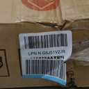 WLIVE Black TV Stand for 45, 50, 55 inch TV, Entertainment Center with LED Lights & Charging Station, TV Media Console Table with 8 Fabric Drawers and Open Shelves for Living Room, Hallway, Wood Top