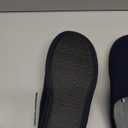 VeraCosy Men's Cozy Slip-on Slippers Corduroy Memory Foam Indoor House Shoes 9-10, Blue