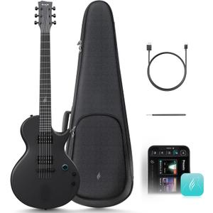 Enya Electric Guitar Nova Go Sonic Smart Electric Carbon Fiber Guitarra with 10W Wireless Speaker, Onboard Presets, All-in-One Portable Rig for Street Performers & Home Studios