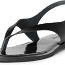 The Drop Women's Cinda Thong Sandal (6, Black)