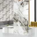 DULEIXUFHEE Marble Peel and Stick Backsplash 23.6 x11.8 in, 10PCS