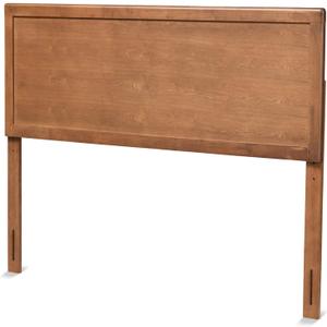 Baxton Studio Alan Modern and Contemporary Transitional Ash Walnut Finished Wood Queen Size Headboard