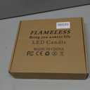 Flameless LED Pillar Candles with Remote Control and Timer, Battery Operated Flickering Electric Candles Set of 5, Crackle Design for Home Decor Wedding Party(D2.2'' x H5''/5''/6''/7''/8'') (Ivory)