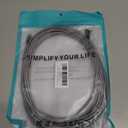 26FT 60W USB C to USB C Right Angle Fast Charging Cable,Long Cord Nylon Braided, Type C Charger Cord for,Apple-iphone 15,Sam-sung GalaxyS24 S23 S22 A15,iPad Pro/Air,Pixel 5/4 XL,One-Plus 8T,PS5 (Grey)