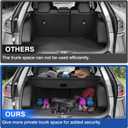 Autorder Cargo Cover for 2023-2025 Honda HR-V HRV Accessories Upgraded Trunk Cover Carbon Fiber Retractable Security Shield Shade（Not for Sport）