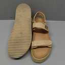 Coutgo Womens Platform Sandals Comfortable Flat Sandals Double Strap Footbed Summer Beach Sandals 11