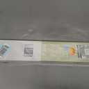 Cordless Light Filtering Mini Blind, 30 x 72 in, Pearl White