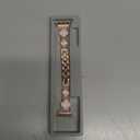 Bling Diamond Band Compatible with Apple Watch Bands for Women 40mm 41mm 38mm 42mm Series 11 10 9 8 7 6 5 4 SE3 3 2 1, Jewelry Metal Bracelet Wristband, Cute Lucky Clover Dressy iWatch Band (Rose Gold/Iridescent)