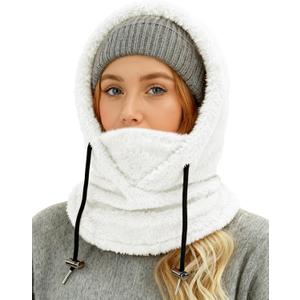 YESLIFE Winter Balaclava Ski Masks for Cold Weather, Fleece Thermal Face Mask, Neck Gaiters