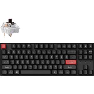 Wireless Mechanical Keyboard ISO UK Layout, Custom Programmable Wired Keyboard with Gateron G Pro Switch, White Backlit, PBT Keycaps for Mac Windows Linux