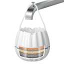 Bath Filter for Tub - Cobbe Water Filter for Bathtub, Removes Hundreds of Contaminants for Smoother Skin & Hair, 3500 Gallons of Filtration, BPA Free(Upgrade Version), White