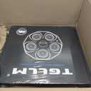 Music Boxing Machine, Interactive Punching Trainer with Boxing Gloves, Large Size Wall Mounted Electronic Boxing Target for Adult Kids, 9 Modes & 9 Speeds (Black)