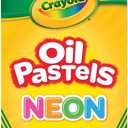Crayola Oil Pastels, Assorted Neon Colors, Gift for Kids & Adults, 12 Count