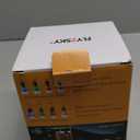 Portable LED Tent Lamp, Clip Hook Hurricane Emergency Light Bulb, Camping Equipment Lanterns for Hiking, Backpacking Outage, B-CLOSED-HOOK, 4 Packs