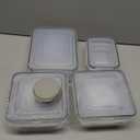 40 PCS Food Storage Containers with Lids Airtight (20 Containers & 20 Lids), Plastic Storage Meal Prep Container-Stackable 100% Leakproof & Microwave Organization and Storage Sets, Lunch Containers