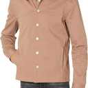 PAIGE Men's Elsmar Stretch Cotton Chore Jacket (Large, Deep Mauve)
