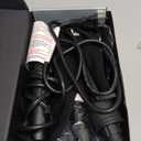 5 in 1 Curling Wand Set: Ohuhu Curling Iron Wand 5Pcs 0.35 to 1.25 Inch Interchangeable Ceramic Barrel Heat Protective Glove 2 Clips Dual Voltage Hair Curler for Girl Women Mother's Day Gift Black