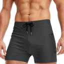 G Gradual Men's Swimsuit Trunks with Zipper Pockets Quick Dry Swimwear Bathing Suit Swim Briefs Board Shorts for Men XL