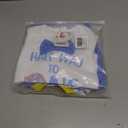 IMEKIS Baby Boy Half 1st Birthday Outfit Baseball Dount Romper Suspenders Shorts Crown Cake Smash Photoshoot Clothes (6-12 Months)