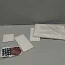 4PCS Stone Drying Tray for Bathroom Sink and Kitchen Counter, Fast Drying Diatomite Stones Soap Trays, Diatomaceous Coaster, Vanity Trays, Water Absorbing Stone Tray for Sink (White 4stripes)