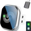 2026 Upgraded Wireless CarPlay Adapter, Bluetooth Car Play Wireless Adapter Mini 2-in-1 Android Auto Adapter, Plug & Play Zero Latency Auto-Connect, USB-A/Type-C Interface, Fits iOS 10+ & 2015+ Cars