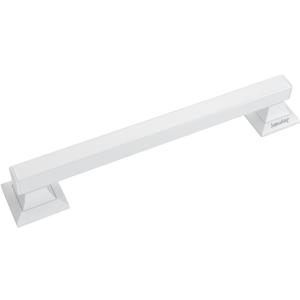 Joyrain Stainless Steel Square Grab Bar - ADA Compliant 500lb Weight Limit, 16/24/32 Inch Bathroom Safety Rail for Seniors & Disabled (White, 16 inch)
