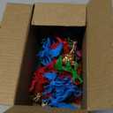 Bedwina Mini Dragon Toy Figures - (Pack of 36) 2 Inch Plastic Rubbery Dragon Figurines in Assorted Colors and Styles - Kids Toys for Birthday Party Favors, Decorations, Cupcake Toppers and Piatas