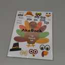 Thanksgiving Crafts for Kids, Make-a-Turkey Crafts Stickers for Kids, Thanksgiving Games Activities Gifts Party Favors - 36 Sheets (9.8" * 7.5" (36 Sheets))
