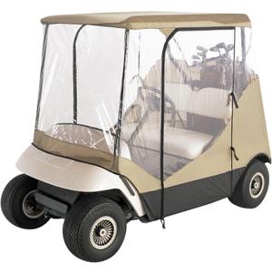 Classic Accessories Fairway 2-Person Travel 4-Sided Golf Cart Enclosure