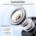 Induction Speaker with Phone Stand 5 in 1 Wireless Induction Bluetooth Audio for iPhone Android Phone Speakers Amplifier with Rechargeable Colorful Light, Birthday Gifts for Men Women Teens (Black)