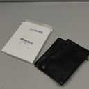 2 Pcs Leather Pouch Bag with Zipper Rolling Storage Case Small Leather Pouch Holder Case for Tool Carrying