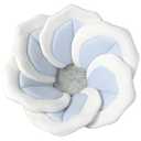 Baby Bath Pad for Infant Bathtub Sink Flower Mat Tub Little Lotus - Petal Soft Supports Lounger Newborn Bathing Insert Seat Baby Essentials - Baby Gifts - 31" (Blue)