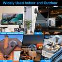 Digital Antenna for Smart TV Indoor, with Amplifier, Support 4K 8K 1080P for Smart/Old TVs-38FT Coax Cable