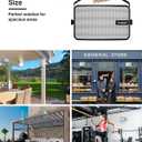 Inwa Outdoor Bluetooth Speakers, IPX5 Waterproof 400W Wall Mount Speaker, Powerful Indoor/Outdoor Sound System, Wireless Sync Up to 100 Speakers, Suitable for Patio/Porch/Gazebo/Garage(MZ-621, Pair)