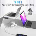 Pop Up Countertop Outlet with 15W Wireless Charger, 4 Outlets & 4 USB (2 PD20W USB-C) 3.15in Desk Hole Pop Up Power Outlet for Kitchen Countertop,Office Conference Table.ETL Listed