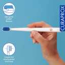 Curaprox CS 5460 Ultra-Soft Toothbrush Adult Tooth and Gum Care | Super Soft Curen Bristles for Gentle Cleaning | Blue-Pink, Single Pack