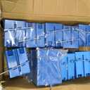 10-Pack Single Gang Electrical Box, New Work Box 1 Gang, Blue New Work Electrical Nail Outlet Box, 18 cu. in, Switch/Outlet Box PVC Electrical Junction Box for Residential Commercial Job Applications