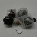 Maricome 2 Inch Round Furniture Feet Predrilled M8 Bolt Screw in Set of 4 Mid Century Replacement Bun Feet for Sofa Couch Ottoman (Height: 2.36 In/6CM)