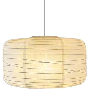 White Doughnut Lampshade(16.93inch/43cm) Cotton Paper Lampshade,Japanese-style Simple Foldable ceiling light, Suitable for Indoor Bedroom, Living Room and Room Decoration