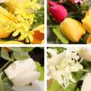 22 Inch Easter Wreath for Front Door, Tulip Wreaths with Eucalyptus, Spring Wreath Decor for Porch Wall Indoor Outdoor, Pink White Yellow Floral Home Decor