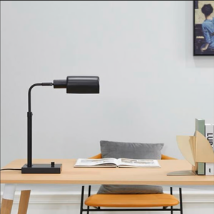 Globe Electric Lucca 18 in. Matte Black Adjustable Height 14"×18"×6"