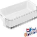 UPGRADED DA97-13805C Door Shelf Bin Compatible with Samsung Refrigerator RF28R7201SR Door Shelf RF28R7201SG RF24R7201SR RF24R7201SG RF28R7201DT RF24R7201DT Samsung Fridge Door Shelves-Right Door Bin
