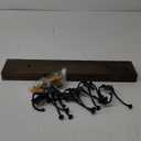Rustic Wall Mount Coat Rack, 17" Coat Hooks Wall Mount Wood Coat Rack with 8 Triple Hooks, Heavy Duty Wooden Wall Mounted Coat Hanger for Entryway, Farmhouse Hanging Coats, Hats, Bags,Towels