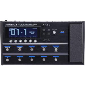 BOSS GT-1000 Guitar Effects Processor Industry-Leading Guitar Effects Processor, 32-bit AD/DA conversion, 32-bit floating-point processing, and 96 kHz sampling rate throughout for superior audio fidelity