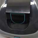 Zebary Robotic Pool Cleaner, Cordless Pool Vacuum for Above Ground & Inground Pools, 200mins Runtime Automatic Pool Vacuum Robot for Leaves & Dirt, Powerful Suction up to 2500 sq.ft, Self Parking-Teal