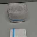 4'' x 24'' Clear Stair Treads Non Slip with Glow in Dark Blue Stripe, 15 Pack Pre-Cut Transparent Non Slip Strips Indoor Outdoor for Stairs,Bathroom,Bathtub, PEVA Safe for Elders,Kids,Pets