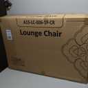 MoNiBloom 3-Position Folding Reclining Patio Chair Set of 2, Patio Lounger Folding Chairs with Adjustable Backrest and Headrest for Backyard Poolside Lawn, 330lbs Capacity (Red)