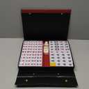 Yellow Mountain Imports Chinese Mahjong Set – Rouge Prestige – 146 Medium Tiles, Professional Set for Chinese-Style Play [中式麻將 專業套裝]