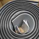 OCEANBROAD EVA Foam Boat Flooring with 3M Adhesive Backing Marine Self-Adhesive Decking 96''x45.6''/36''/28.8''/16.8'', 48''x16.8'' Faux Teak Sheet for Jon Boats Swim Platform Helm Pad RV Floor (Gray with Black Seam Lines)